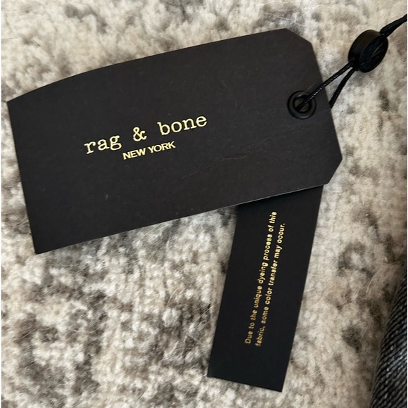 Rag & Bone NWT black / grey straight leg jeans - Picture 8 of 14